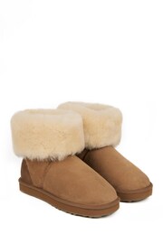 Just Sheepskin Brown Ladies Cornwall Boots - Image 4 of 5