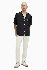 AllSaints Black Chanceux Shirt - Image 4 of 7