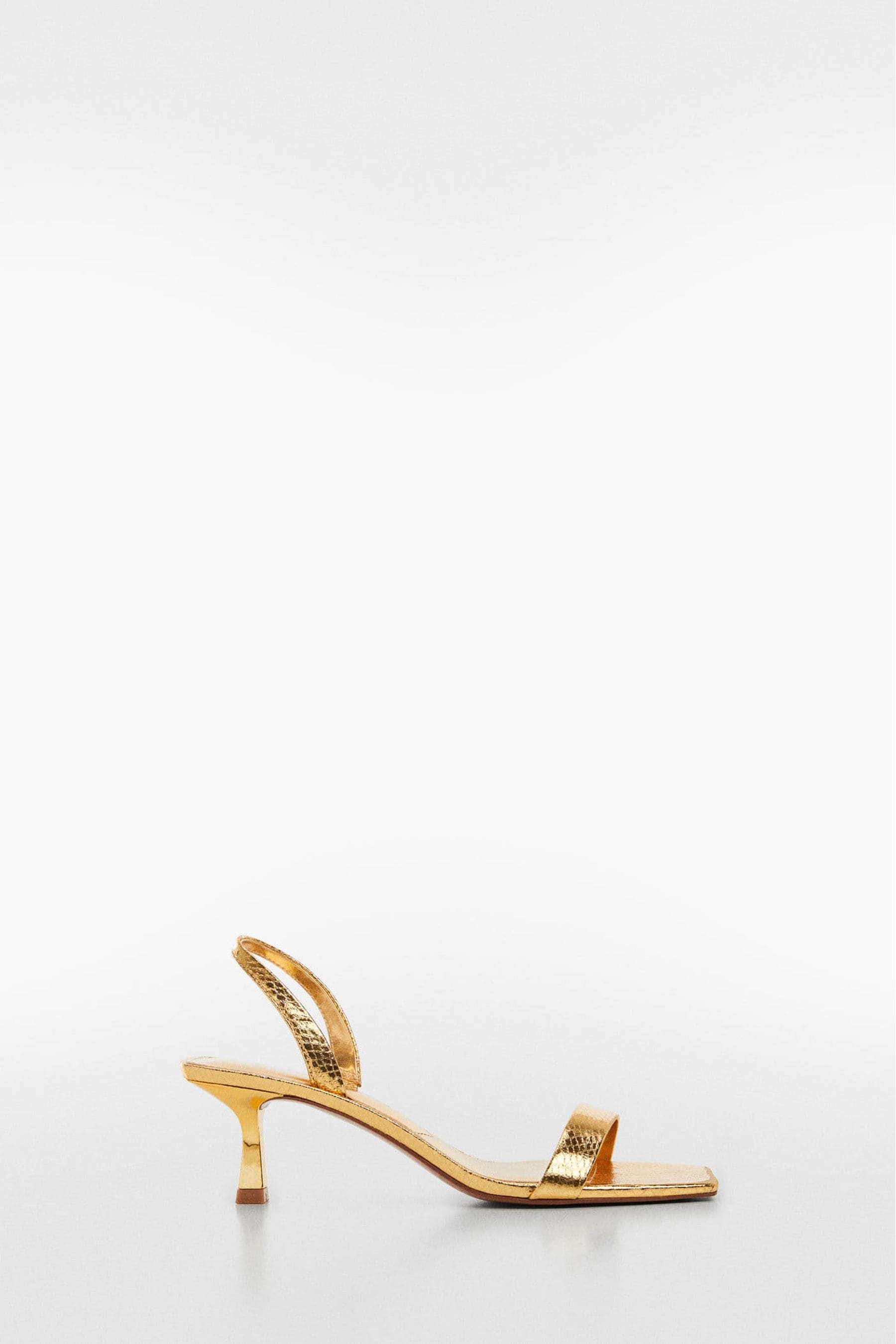 Mango snakeskin heels top