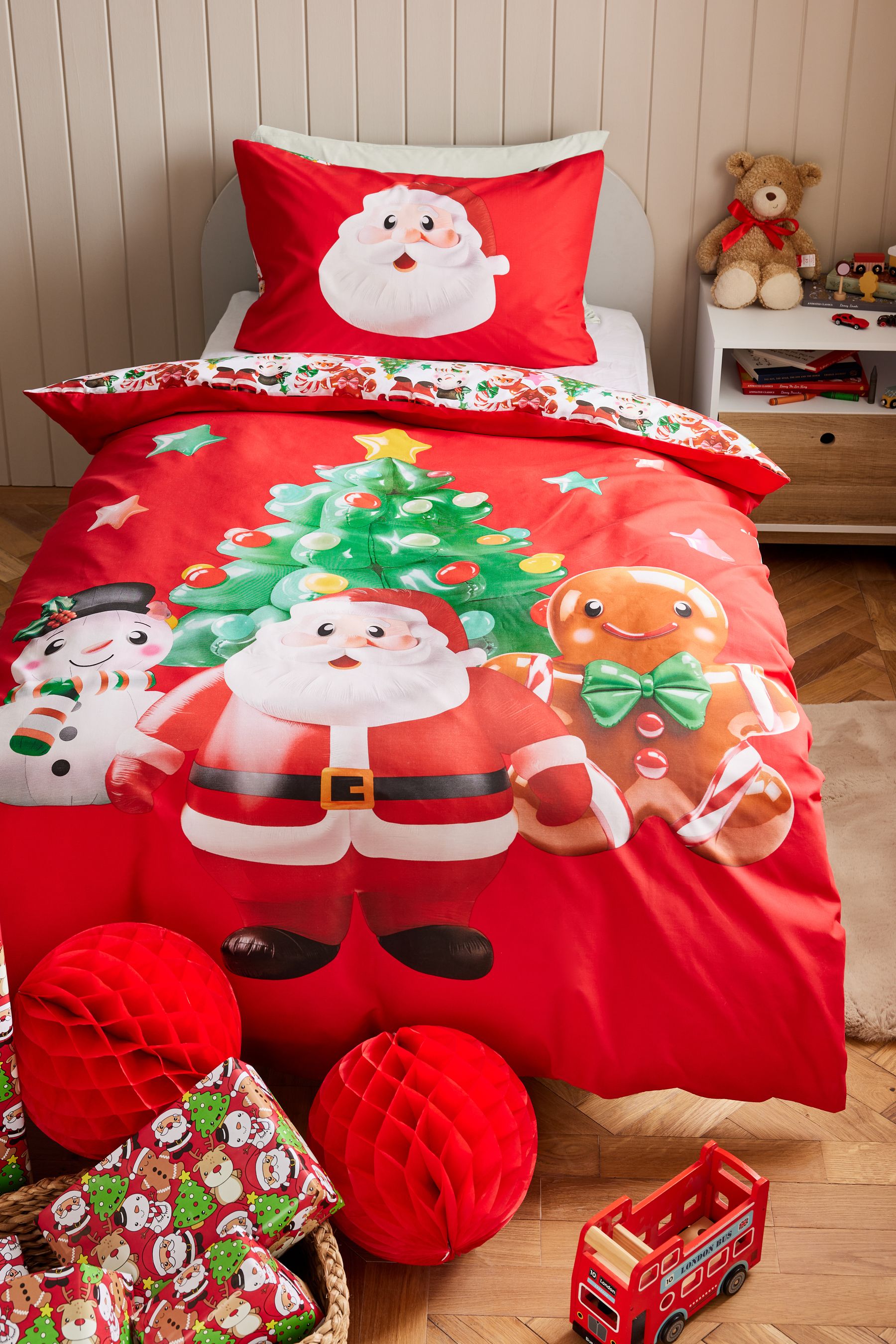 Next children's christmas bedding best sale