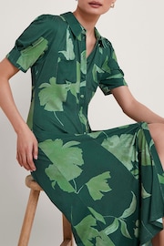 Monsoon Zannah Print Shirt Dress - Image 3 of 4