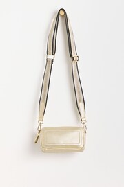 Oliver Bonas Small Gold Simen Cross-Body Bag - Image 4 of 7
