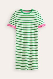 Boden Green Emily Ruffle Cotton Dress - Image 5 of 5