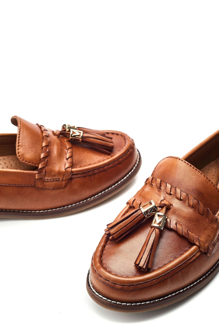 Moda in Pelle Espelette Flat Boat Shoes - Image 4 of 4