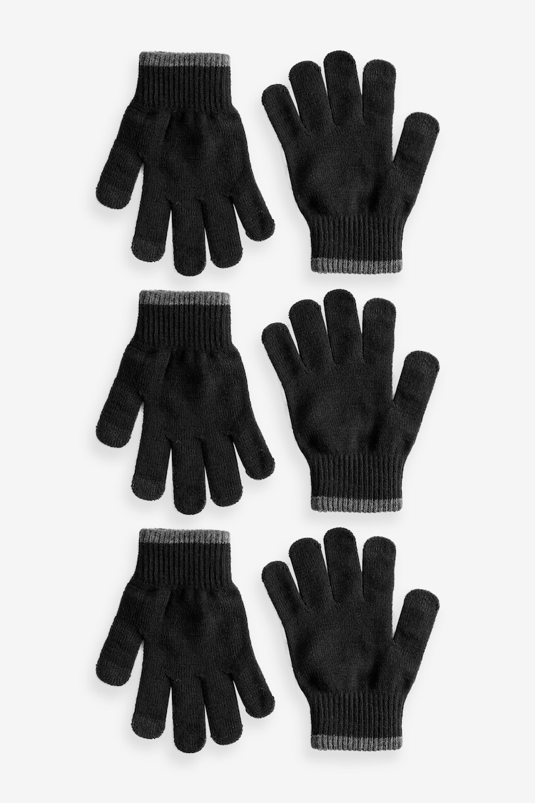 Black Magic Gloves 3 Pack (3-16yrs) - Image 1 of 2