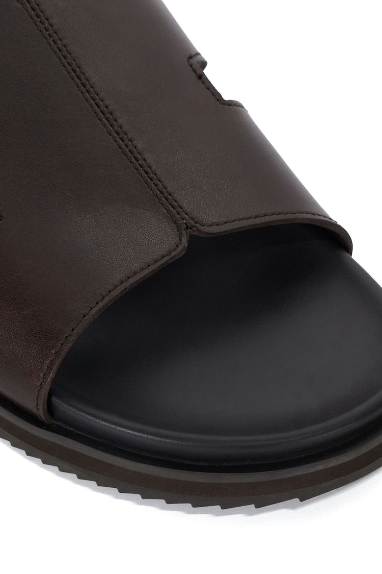 Dune London Brown Insight Chunky Sole Footbed Sandals - Image 7 of 7