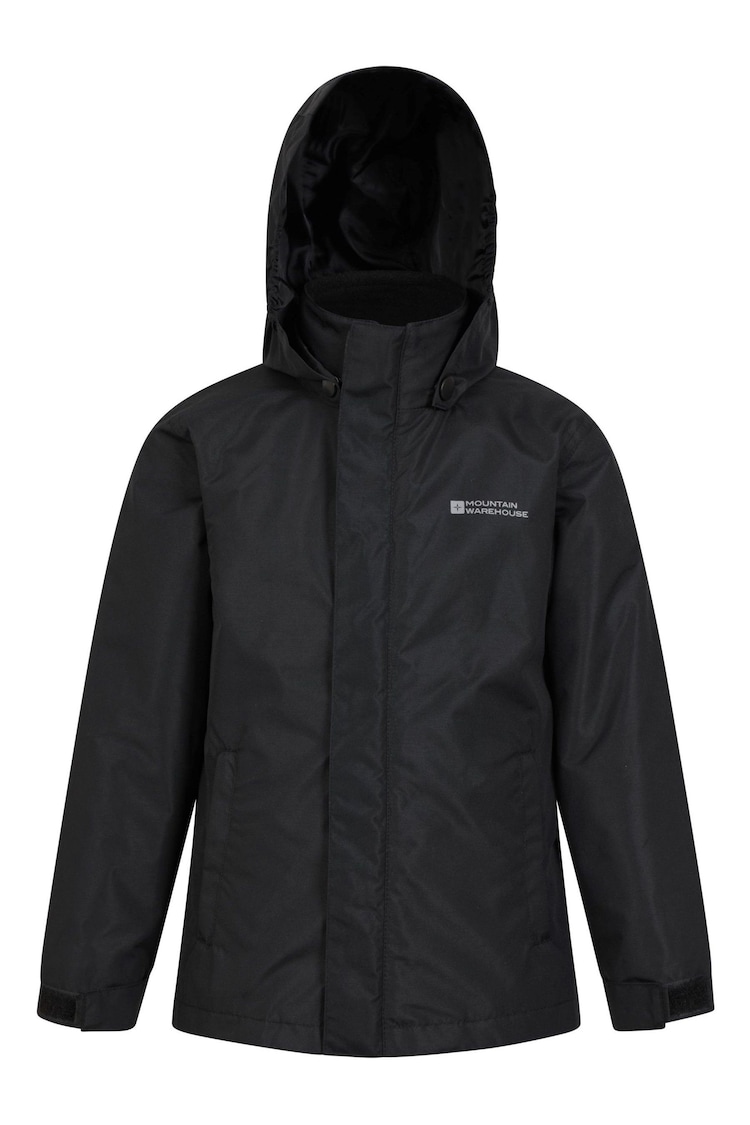 Mountain Warehouse Black Fell Kids 3 In 1 Water Resistant Jacket - Image 5 of 5