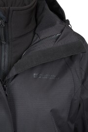 Mountain Warehouse Black Womens Bracken Extreme 3-In-1 Waterproof Jacket - Image 4 of 4