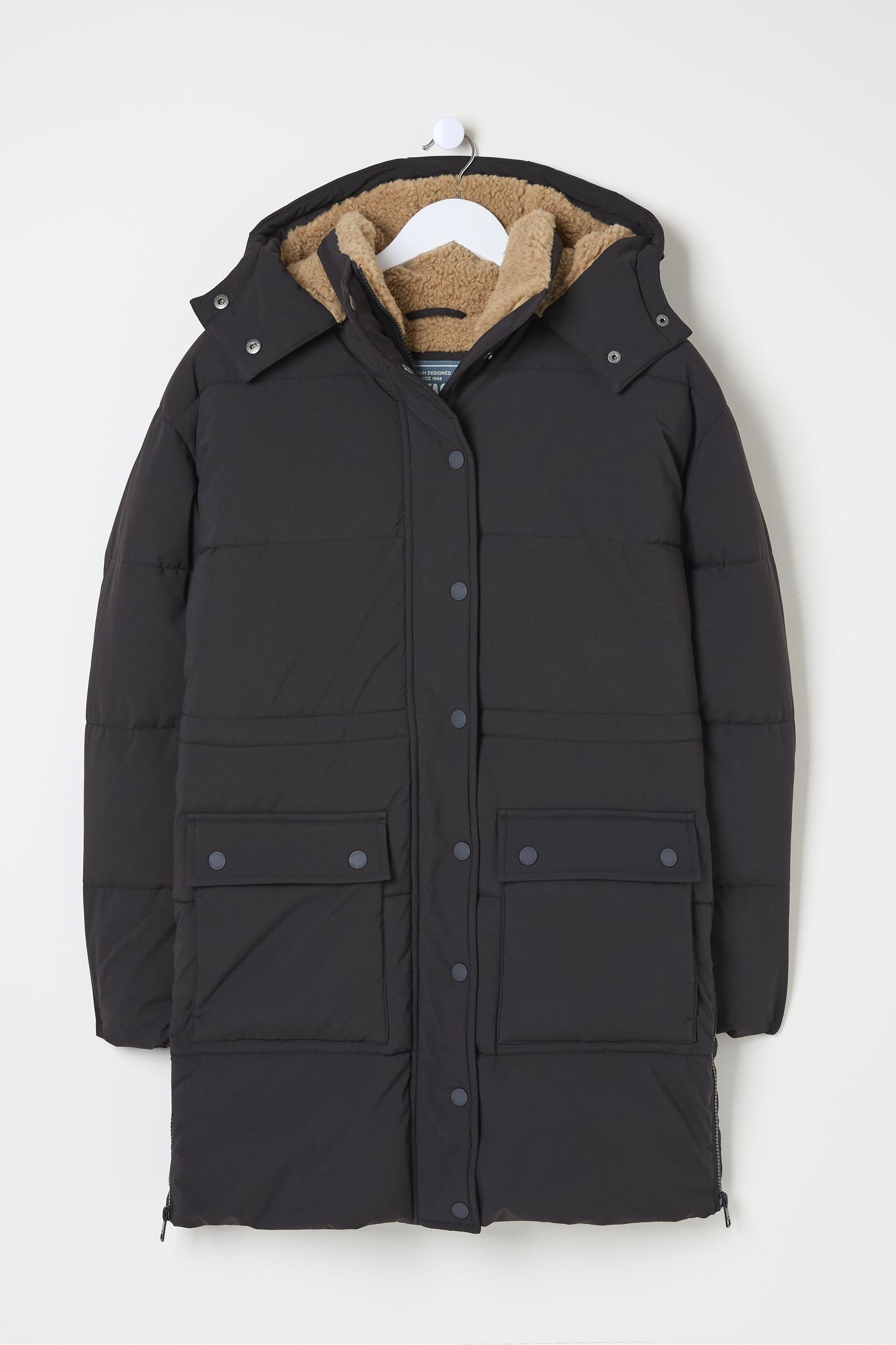 Buy FatFace Maddie Black Puffer Coat from the Next UK online shop