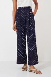 Crew Clothing Spot Print Wide Leg Trousers - Image 1 of 4