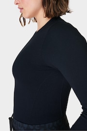 Sweaty Betty Black Glisten Seamless Jumper - Image 6 of 7