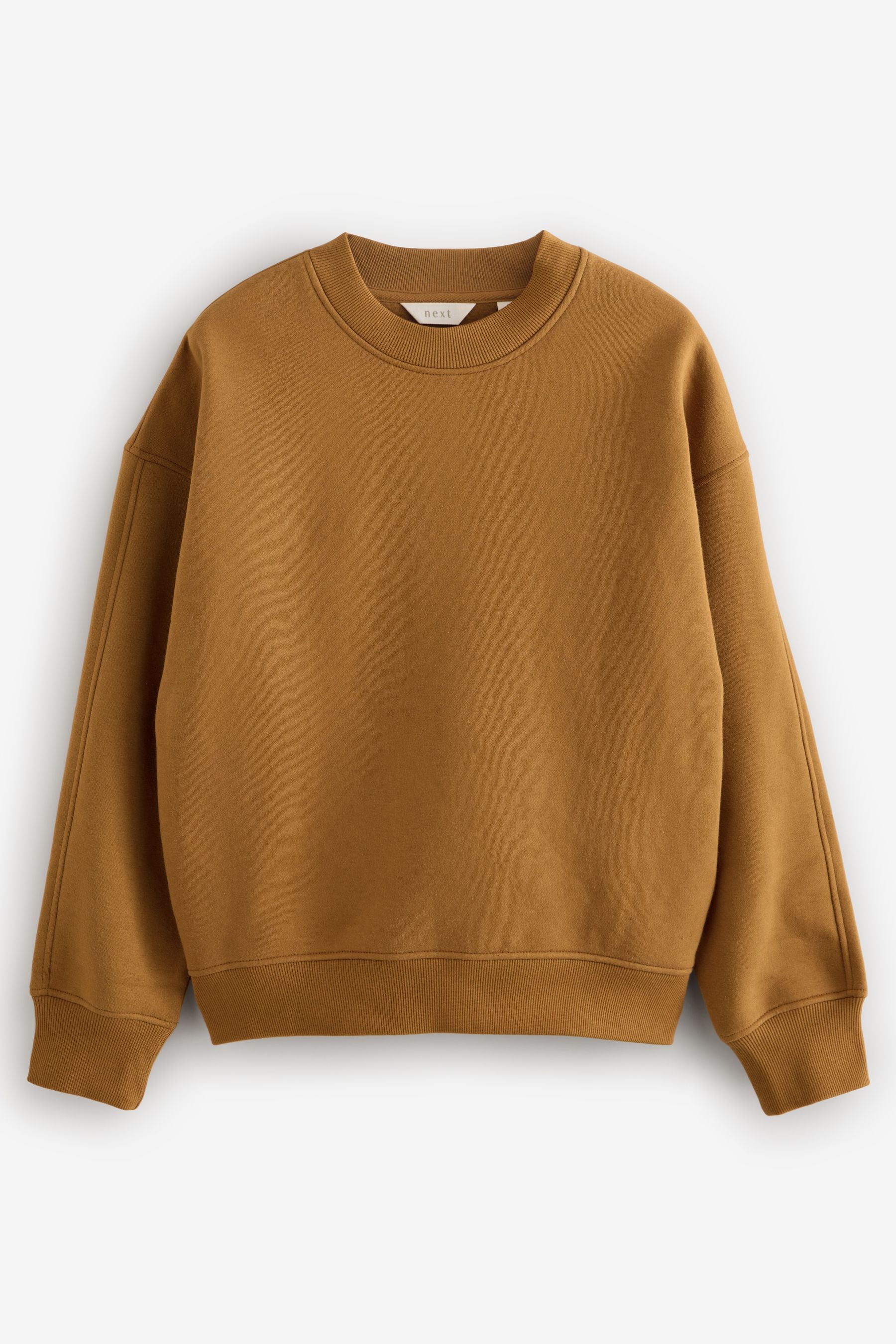 Yellow crew neck sweatshirt 2025