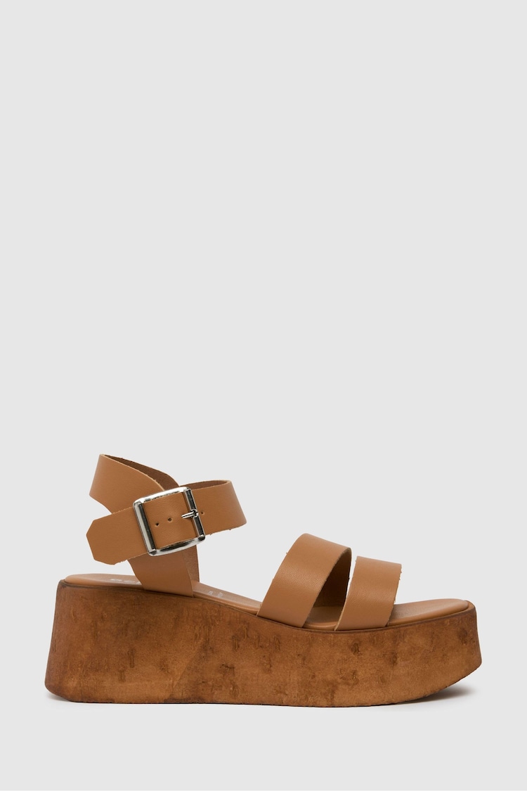 Schuh Viola Cork Wedges - Image 1 of 4