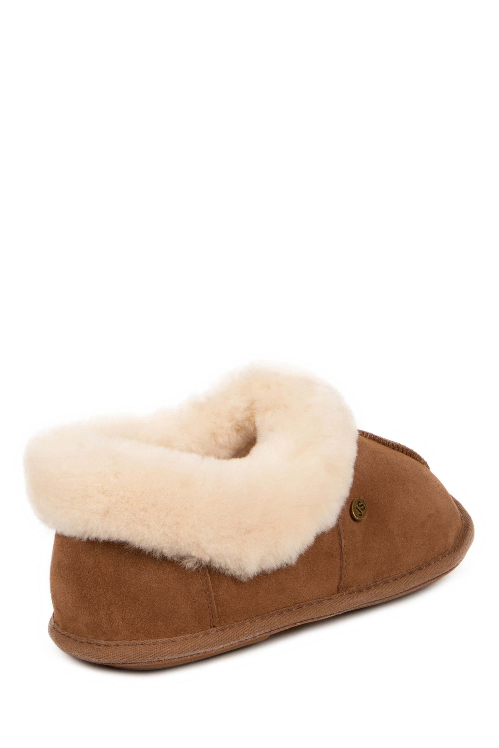Just Sheepskin Brown Ladies Classic Slippers - Image 4 of 5
