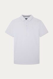 Hackett London Men White Short Sleeve Polo Shirt - Image 1 of 3