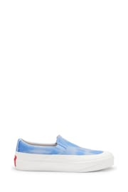 HUGO Suede Slip-on Shoes With Signature Slogan - Image 1 of 5