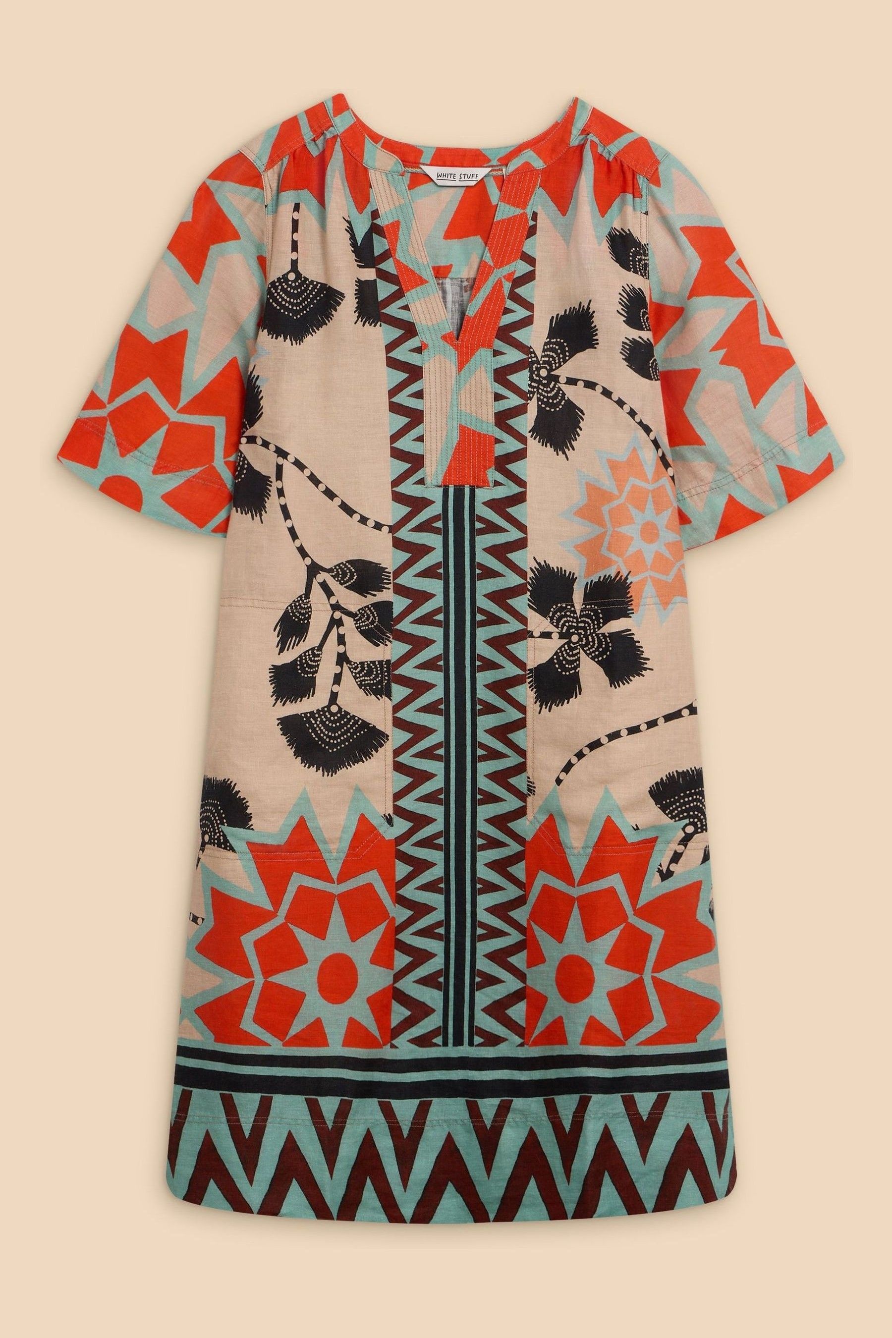 White stuff linen dress best sale