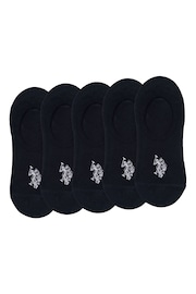 U.S. Polo Assn. Invisible Trainers Socks 5 Pack - Image 1 of 3