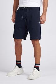 U.S. Polo Assn. Mens Classic Fit Blue Luxe Sweat Shorts - Image 1 of 7