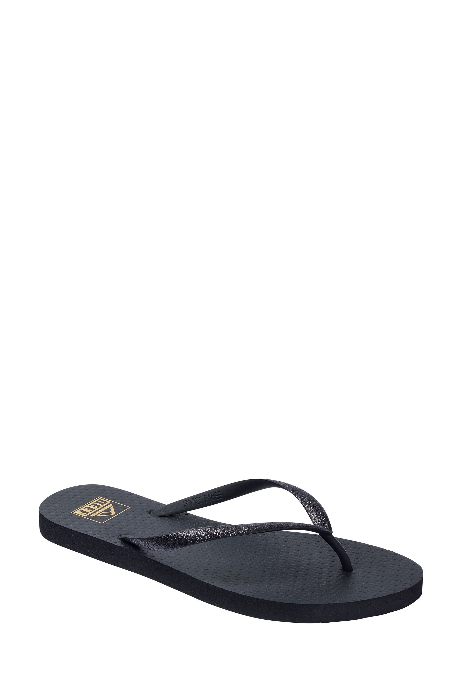 Reef black flip flops hotsell