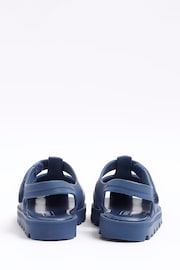 River Island Blue Boys Rubber Jelly Sandals - Image 2 of 4