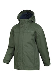 Mountain Warehouse Denim Green Kids Torrent Waterproof Jacket - Image 4 of 5