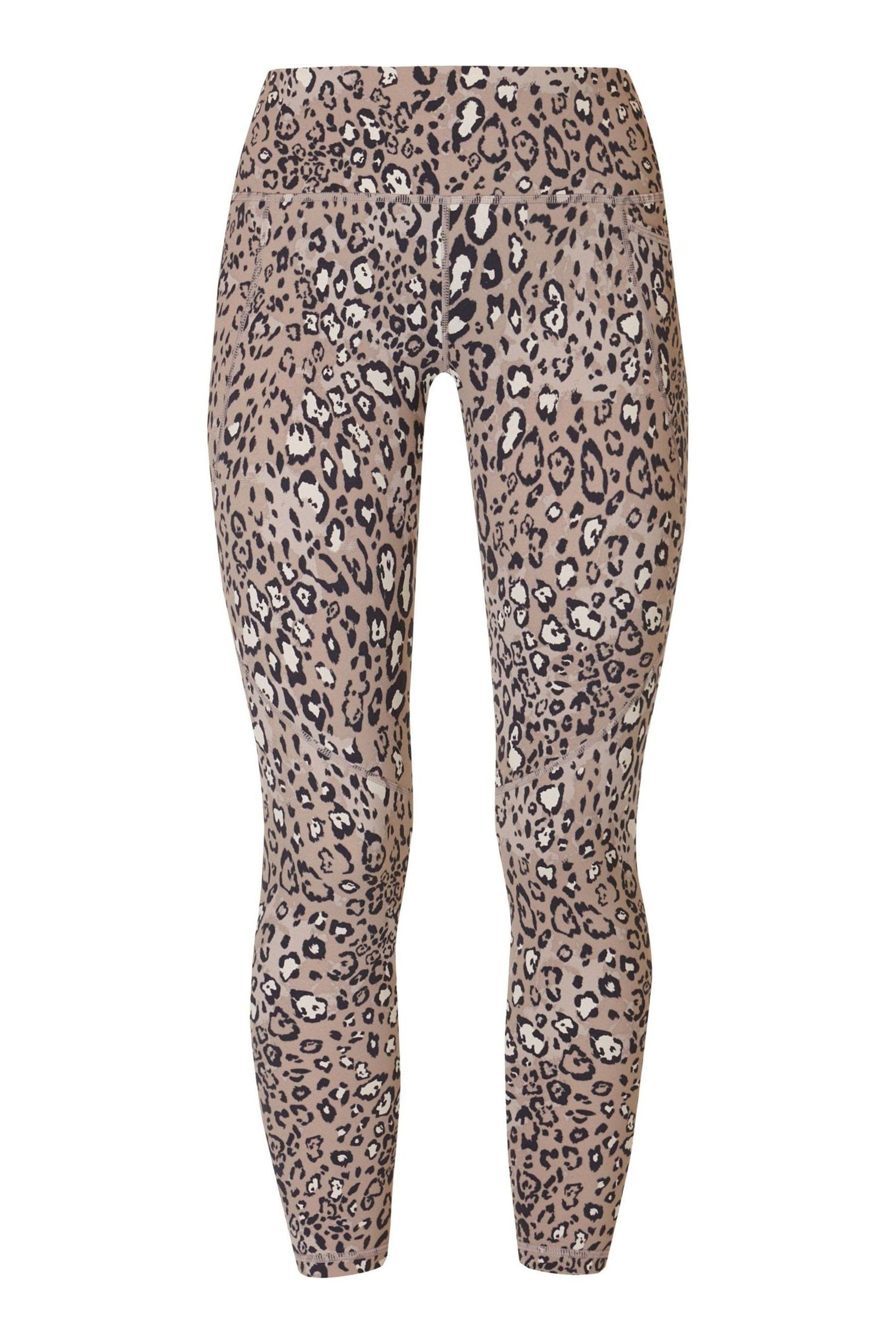 Buy Sweaty Betty Brown Luxe Leopard Print Full Length Power Workout Leggings from the Next UK online shop