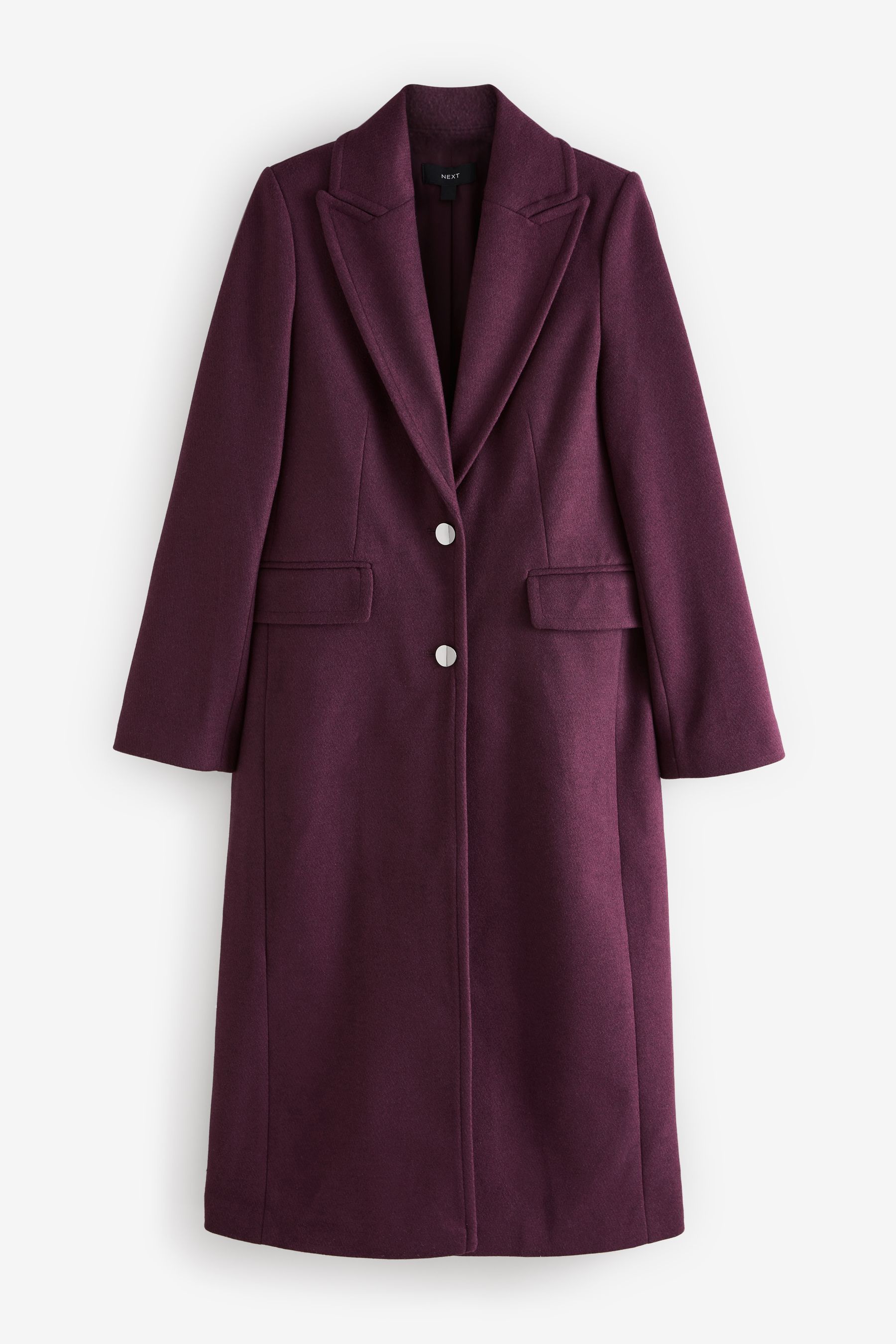 Buy Berry Red Revere Collar Coat from the Next UK online shop