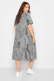 Yours Curve Grey Smock Dress - Image 2 of 4