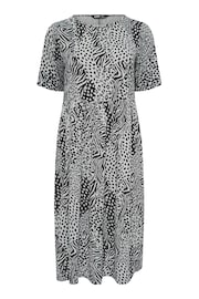 Yours Curve Grey Smock Dress - Image 4 of 4