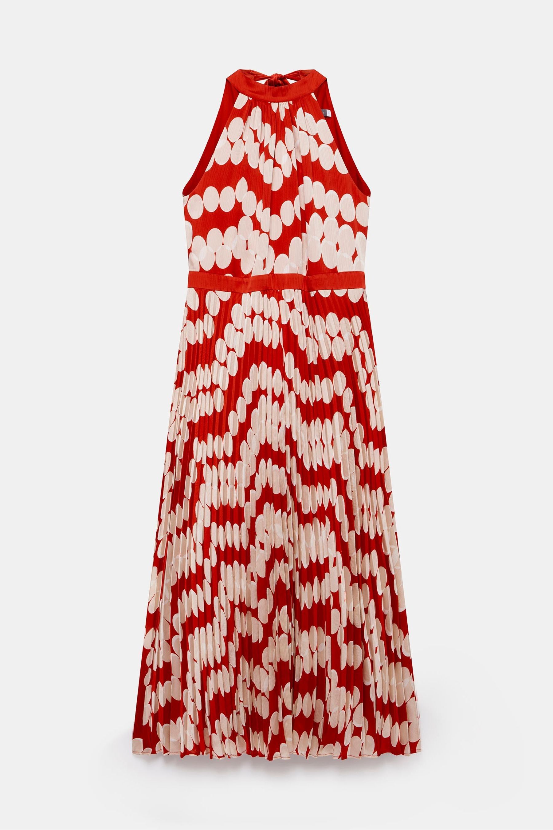 Buy Mint Velvet Red Spot Print Pleated Maxi Dress from Next Luxembourg