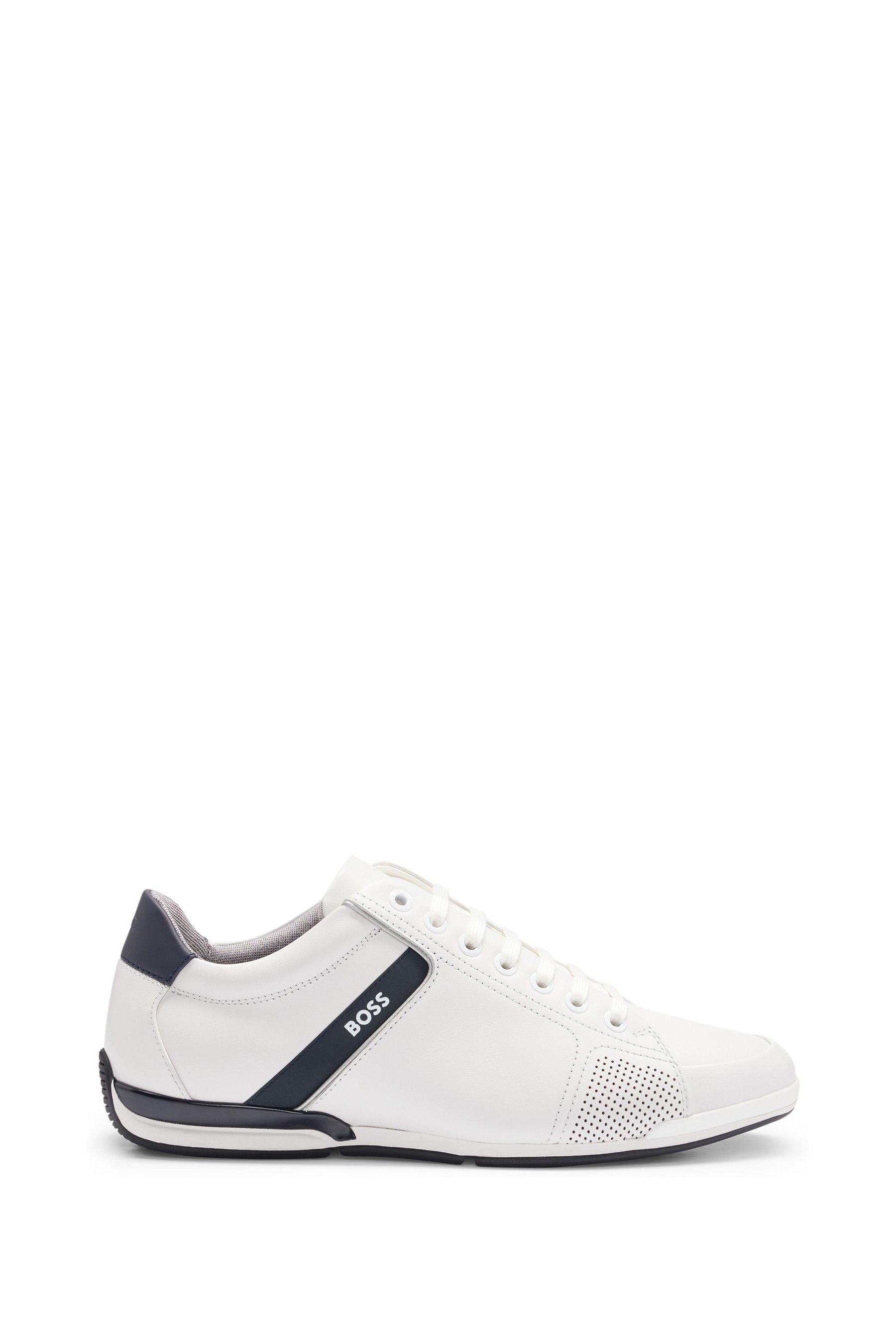Boss white trainers uk best sale