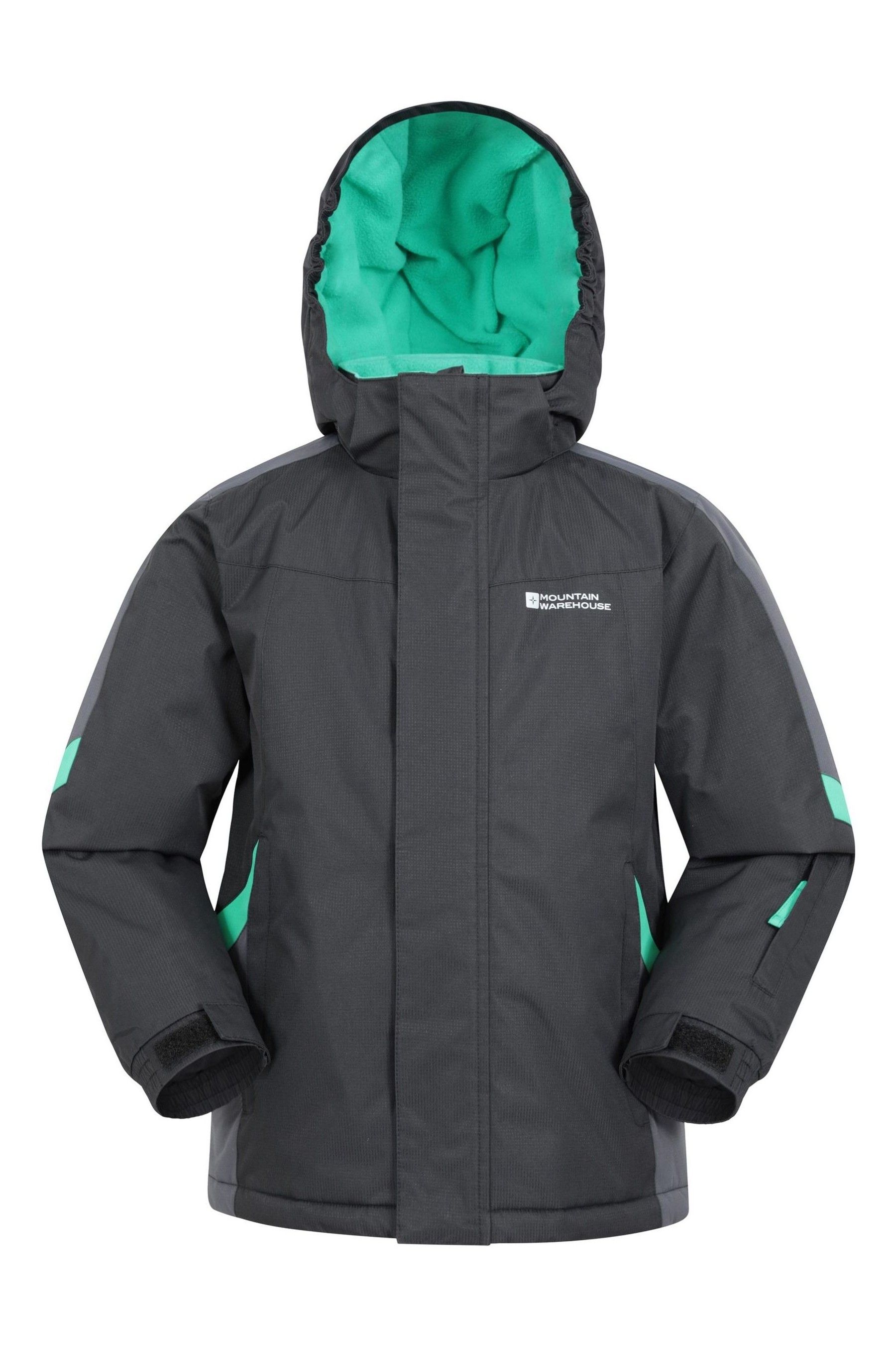 Buy Mountain Warehouse Mid Blue Kids Raptor Fleece Lined Snow Jacket from the Next UK online shop