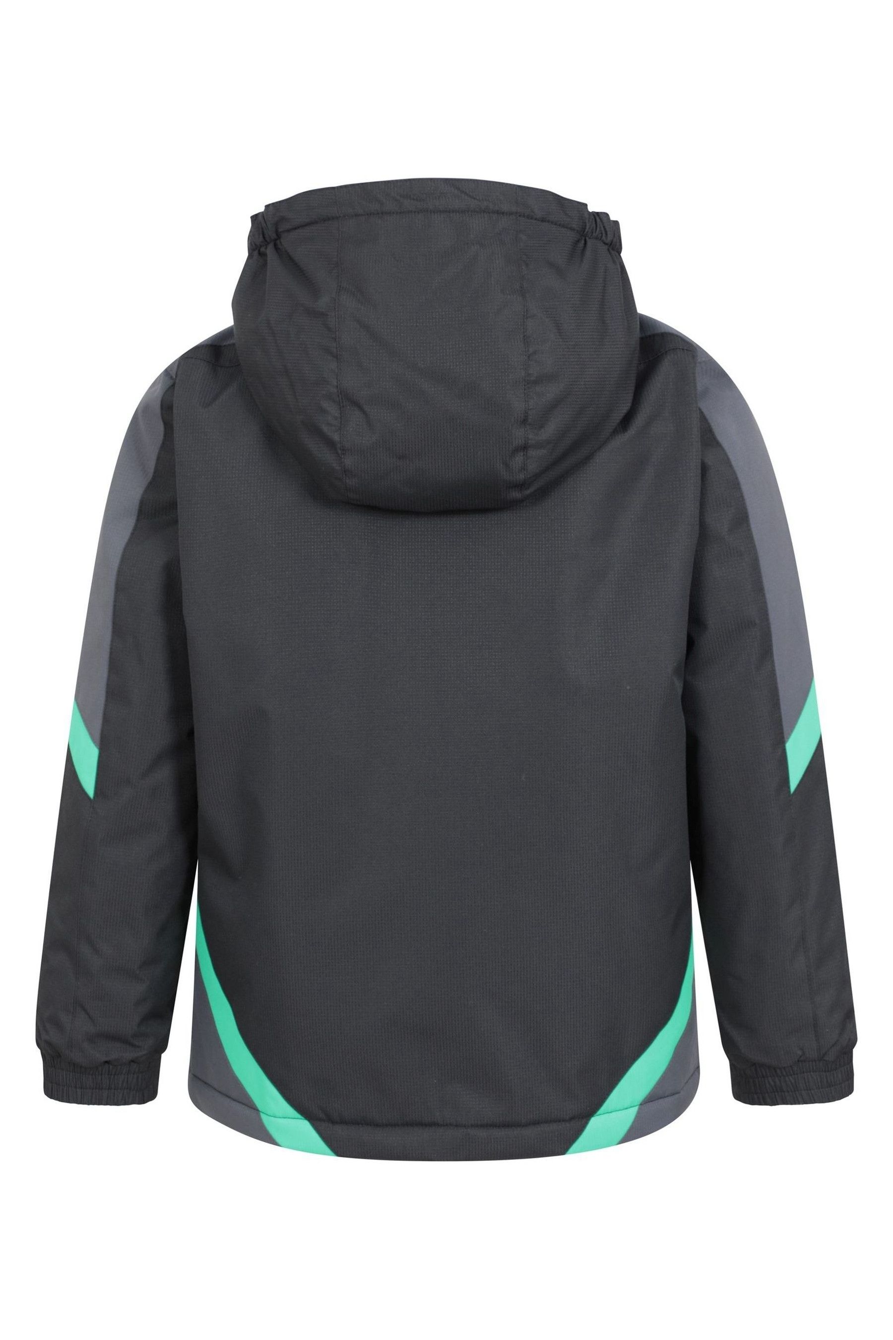 Buy Mountain Warehouse Mid Blue Kids Raptor Fleece Lined Snow Jacket from the Next UK online shop