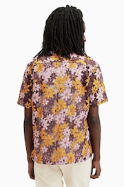 AllSaints Purple Visalia Shirt - Image 2 of 7