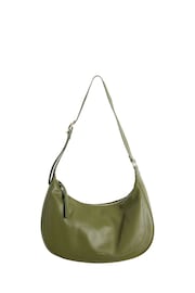 Oliver Bonas Green Ida Curved Sling Tote Bag - Image 2 of 7