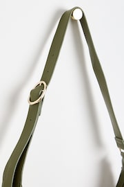 Oliver Bonas Green Ida Curved Sling Tote Bag - Image 5 of 7