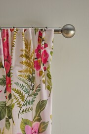 Multi Floral 100% Cotton Pencil Pleat Lined Curtains - Image 4 of 5