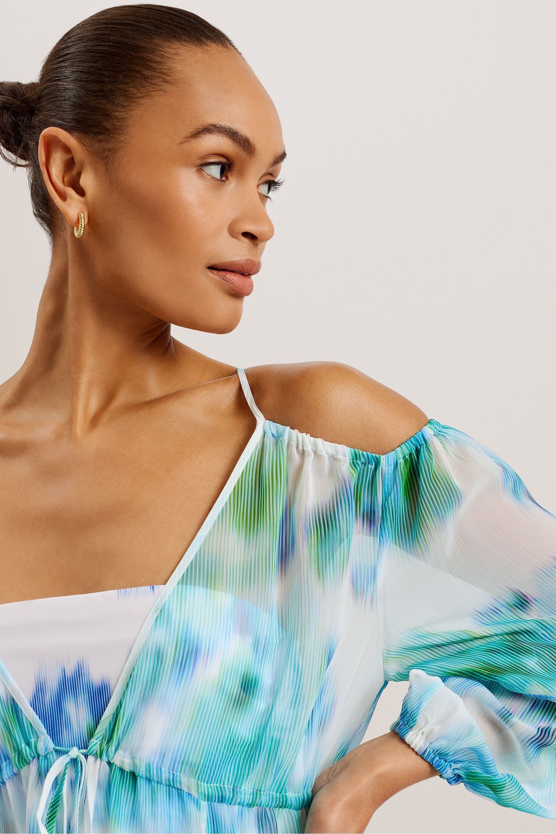 Ted baker cold shoulder dress deals