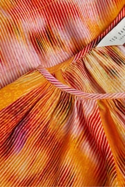 Ted Baker Orange Saphya Raglan Puff Sleeve Blouse - Image 3 of 6