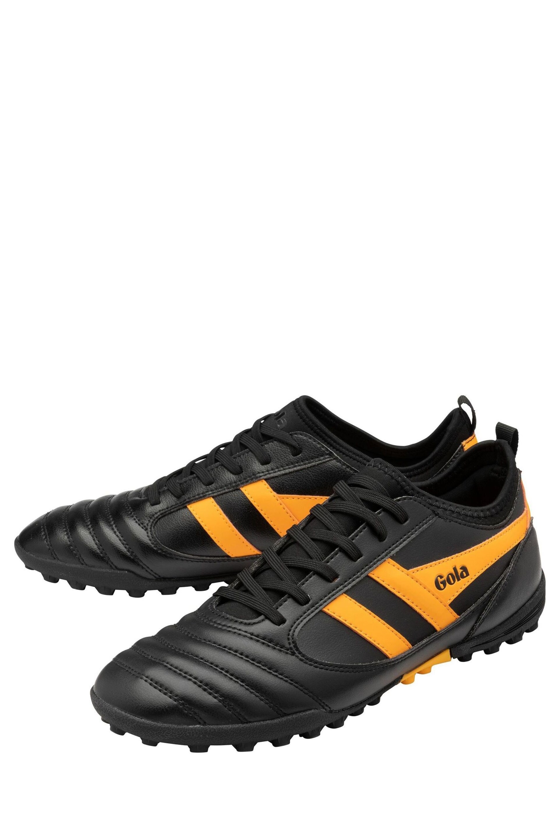 Gola Black Mens Ceptor Turf Microfibre Lace-Up Football Boots - Image 2 of 5