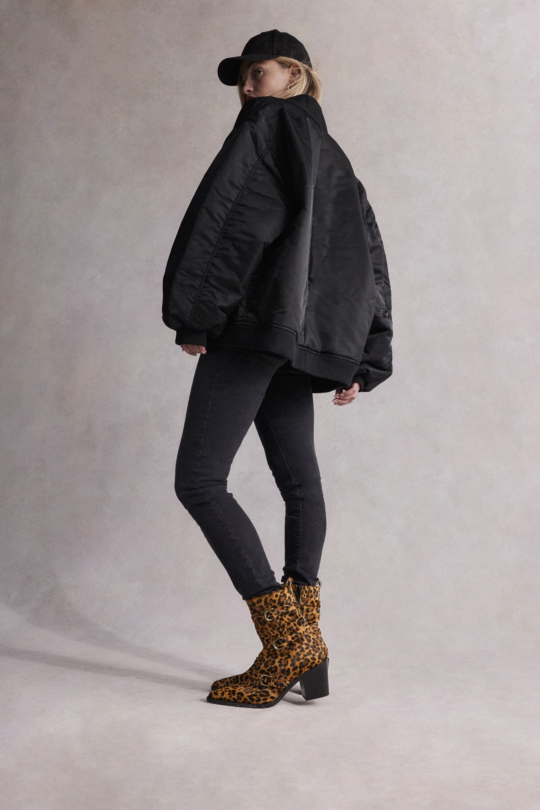 Buy Leopard Tabitha Simmons Buckle Jenna Leather Ankle Boots from Next Germany
