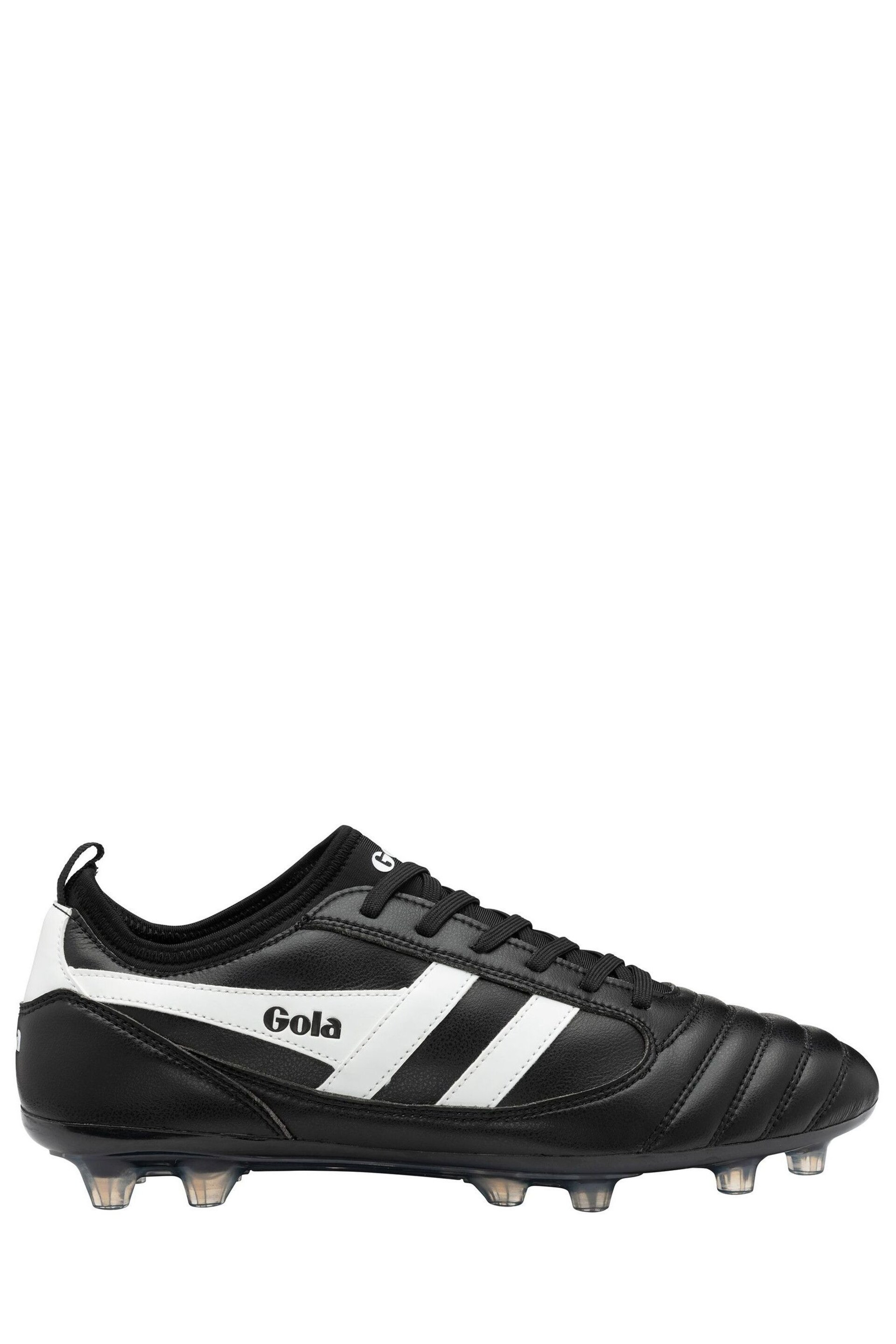 Gola Black/White Mens Ceptor MLD Pro Microfibre Lace-Up Football Boots - Image 1 of 5