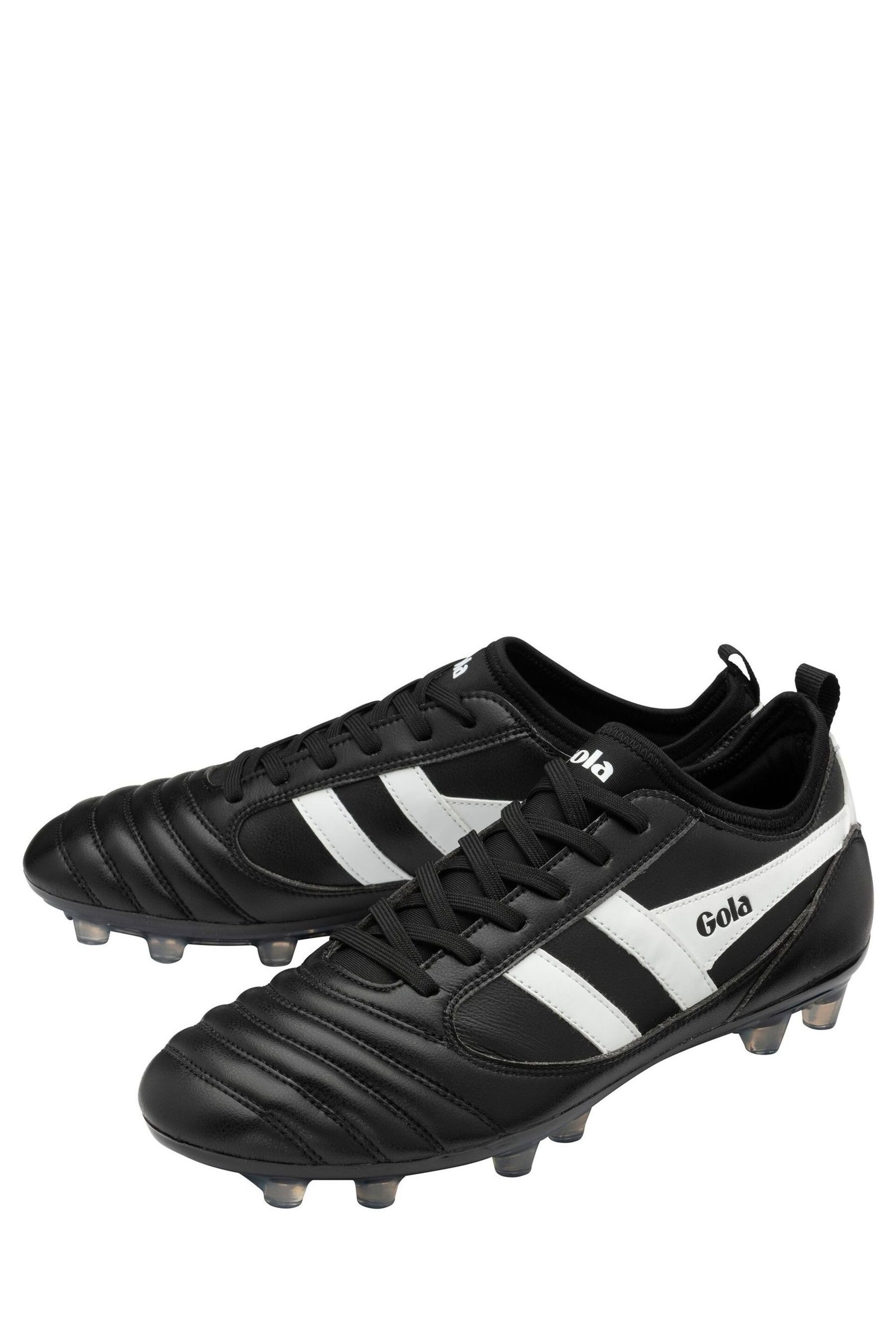 Gola Black/White Mens Ceptor MLD Pro Microfibre Lace-Up Football Boots - Image 2 of 5