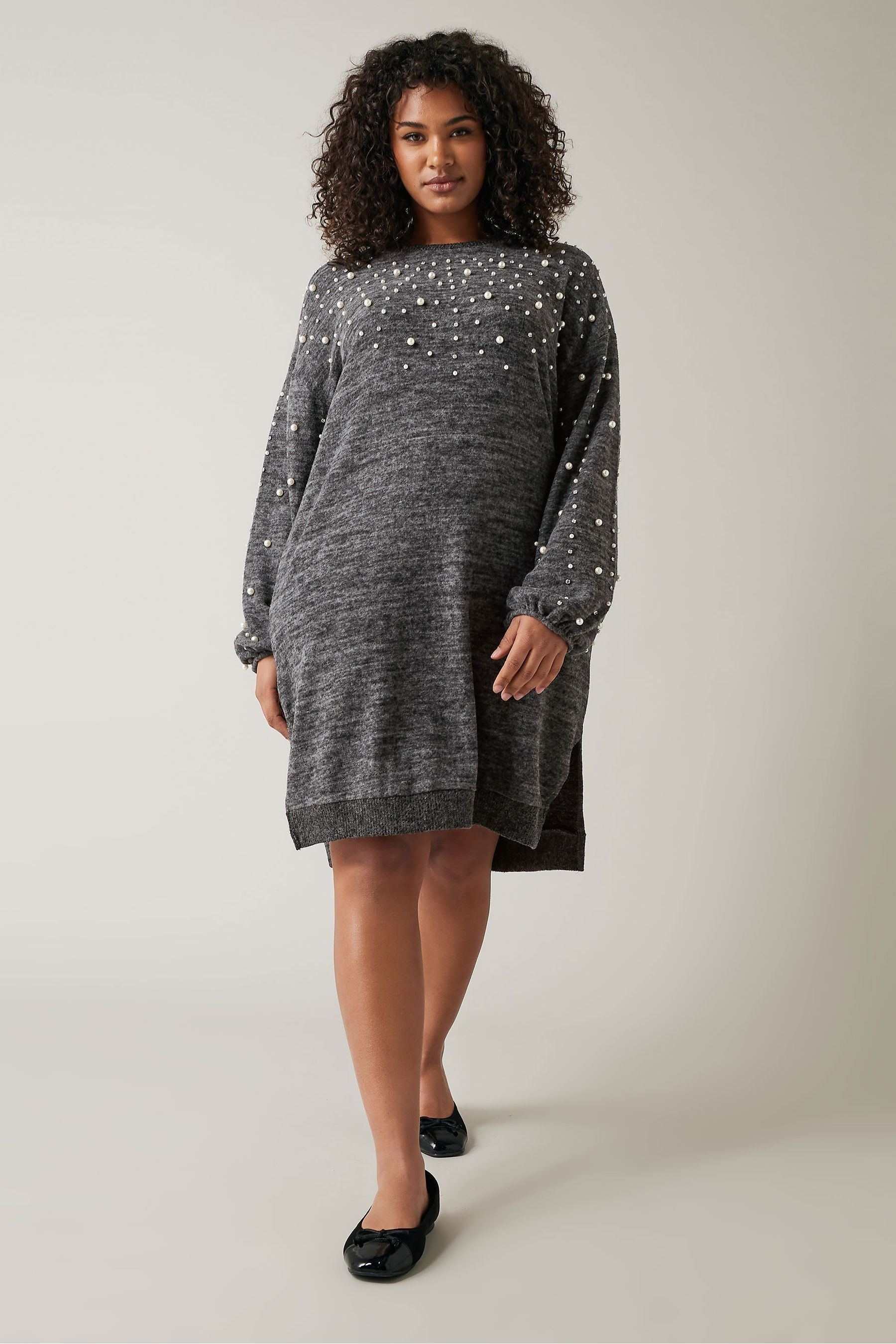 Embellished jumper dress online