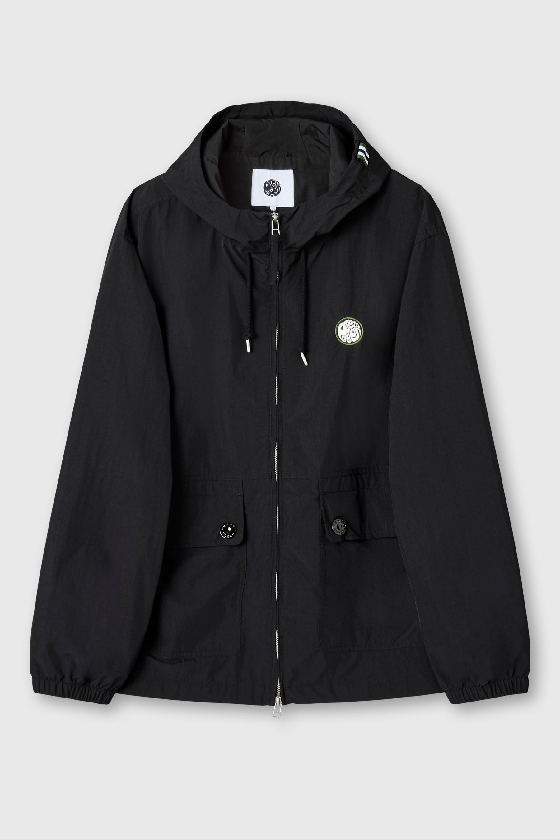 Buy Pretty Green Hooded Zip Through Black Jacket from Next Australia