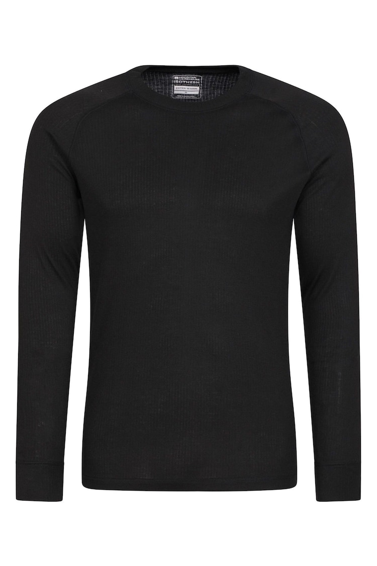 Mountain Warehouse Black Talus Mens Round Neck Thermal Top - Image 1 of 4