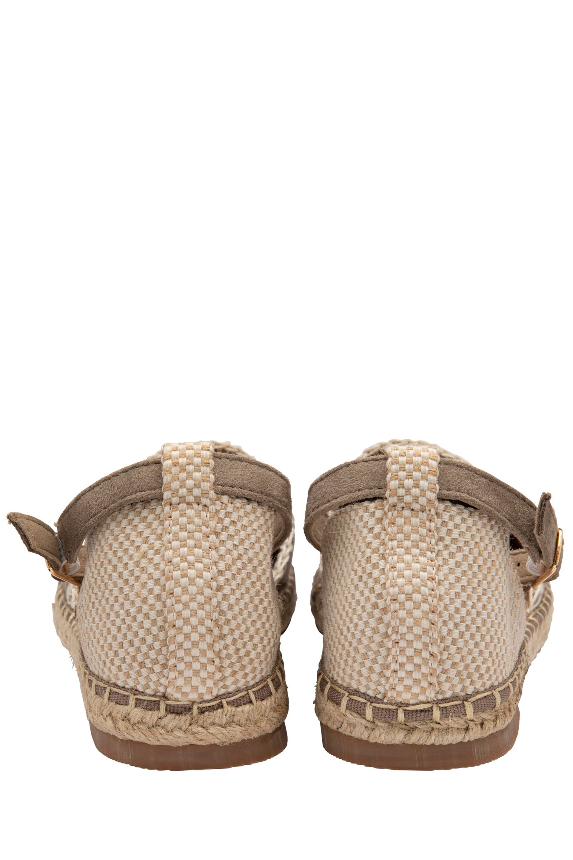 Dunlop light Brown Flat Espadrille Sandals - Image 3 of 4