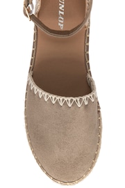 Dunlop light Brown Flat Espadrille Sandals - Image 4 of 4