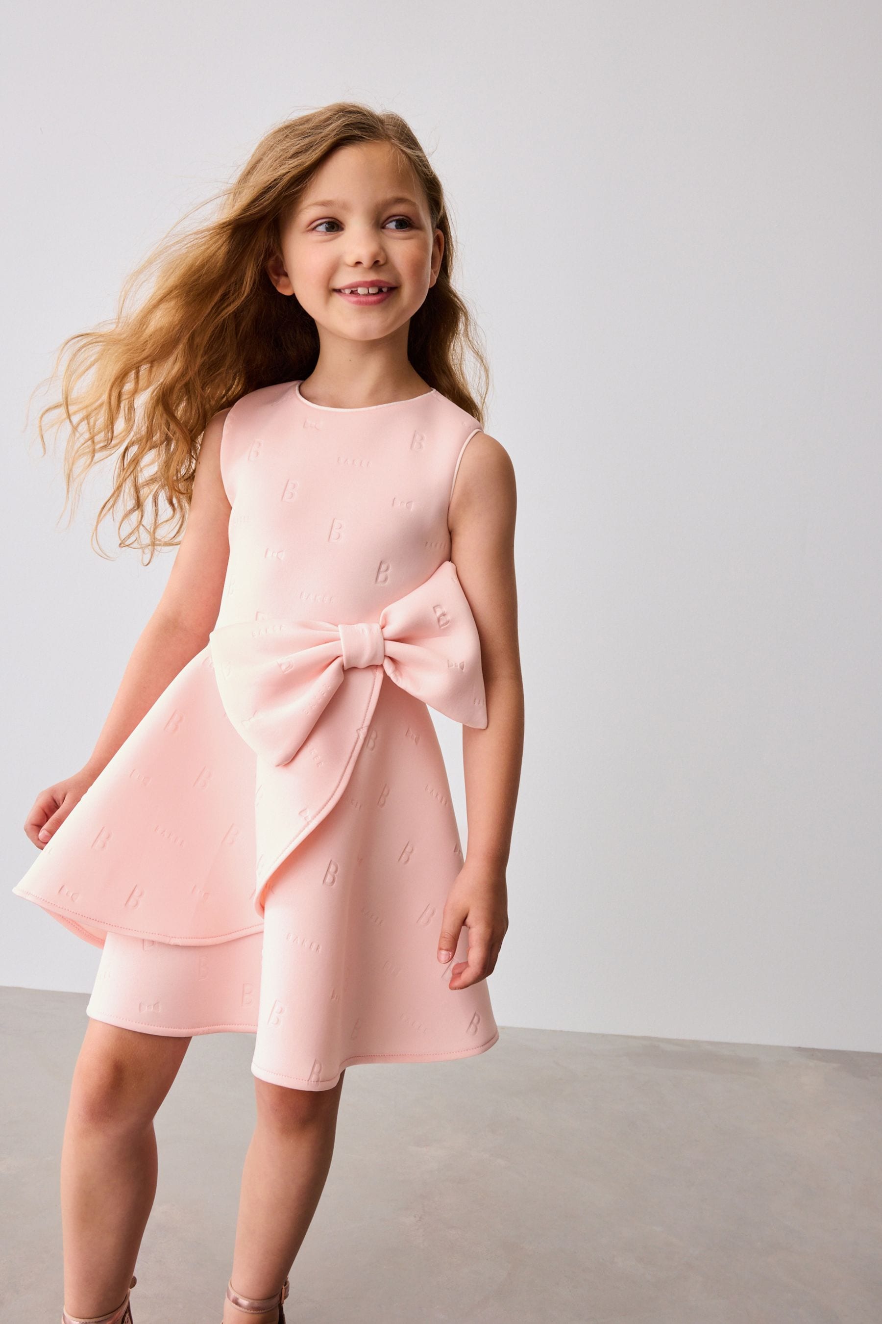 Ted baker pink bow dress on sale